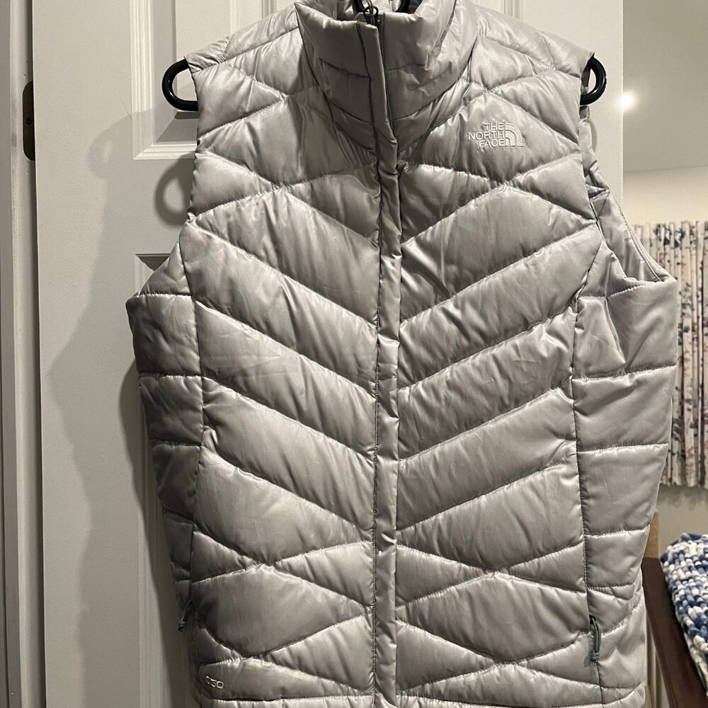 The North Face Silver Goose Down Puffer Vest